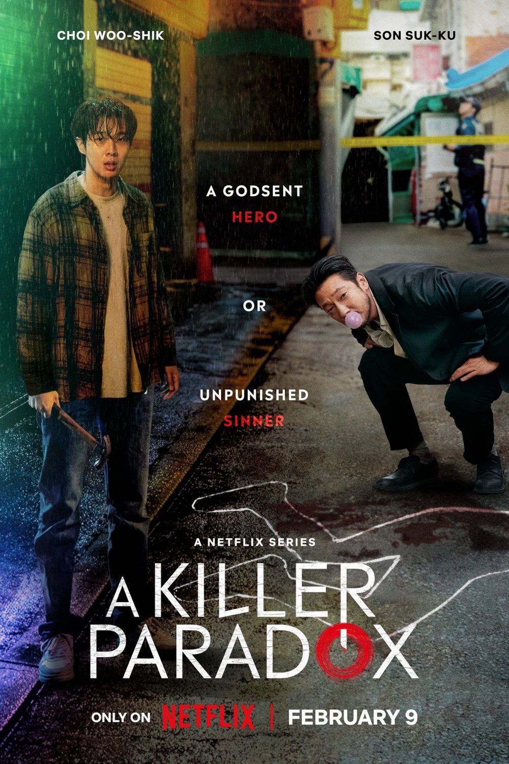 L'affiche originale du film A Killer Paradox en coréen