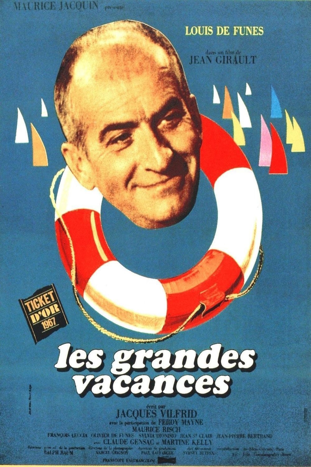 L'affiche du film Les grandes vacances