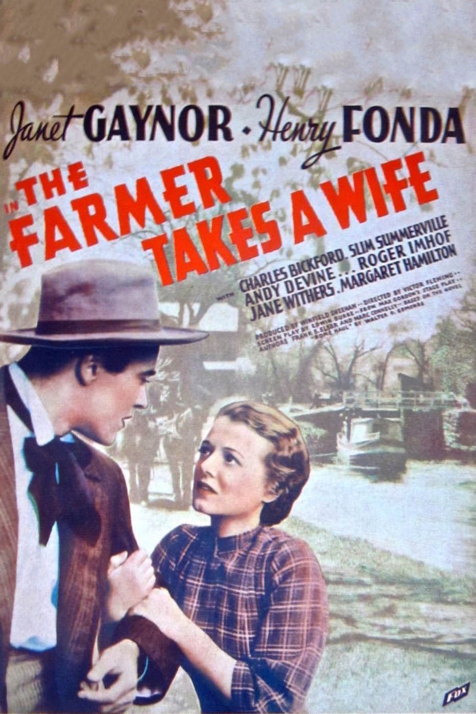 L'affiche du film The Farmer Takes a Wife
