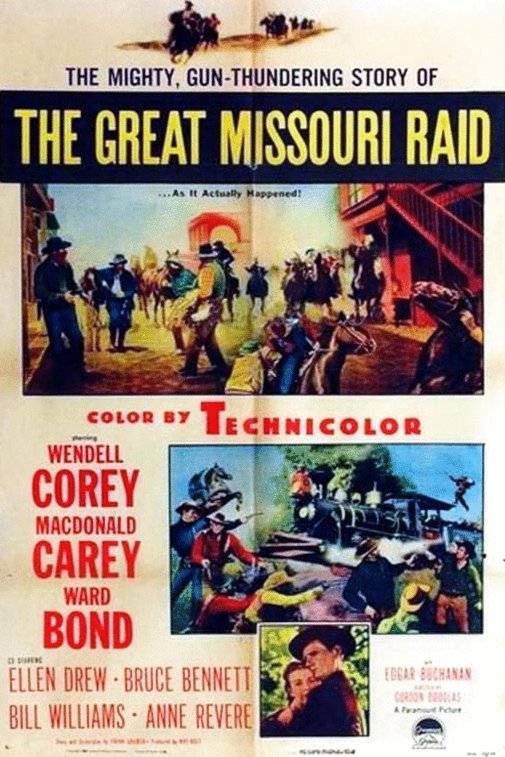 L'affiche du film The Great Missouri Raid