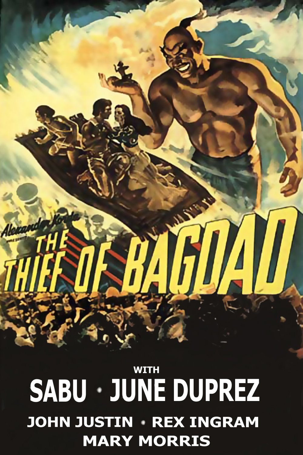 L'affiche du film The Thief of Bagdad