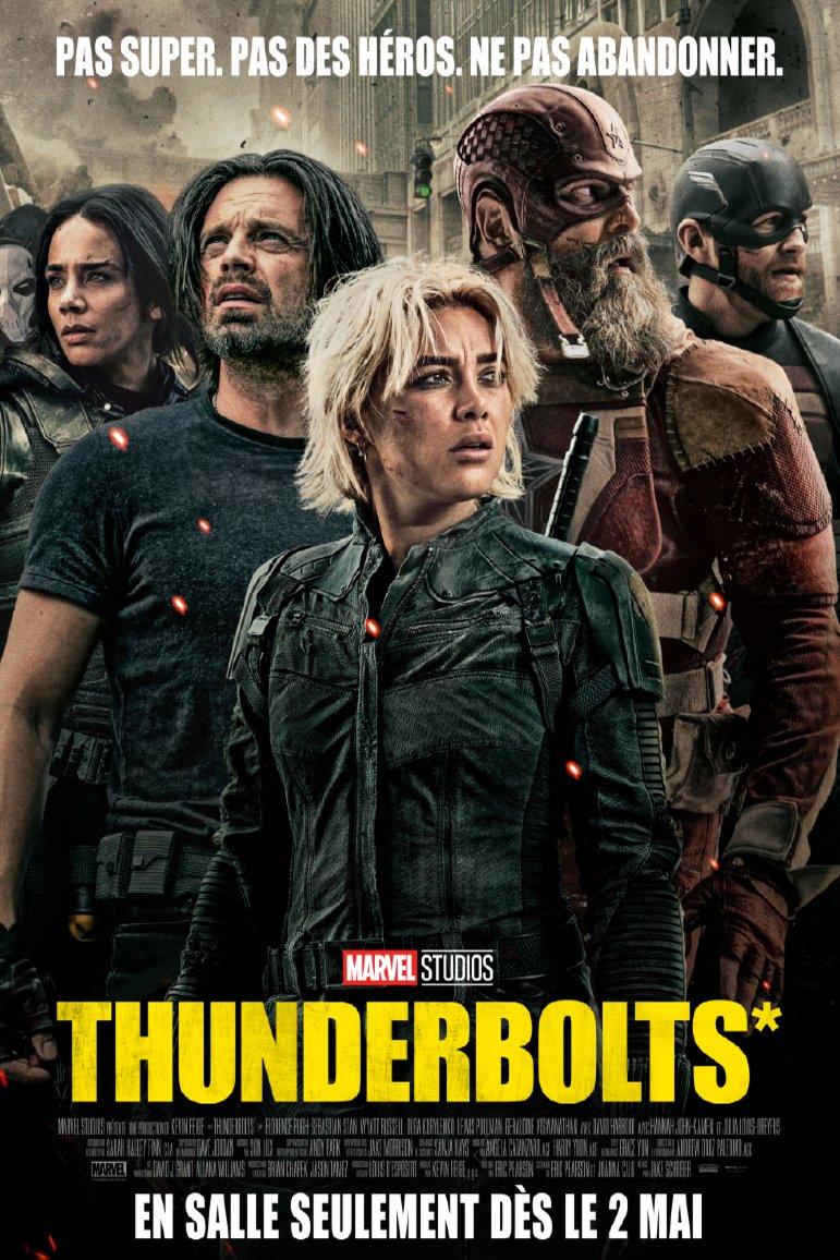 L'affiche du film Thunderbolts* v.f.
