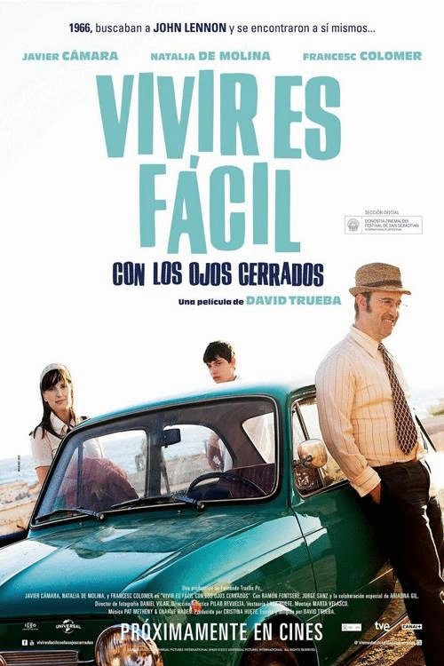 Spanish poster of the movie Vivir es fácil con los ojos cerrados