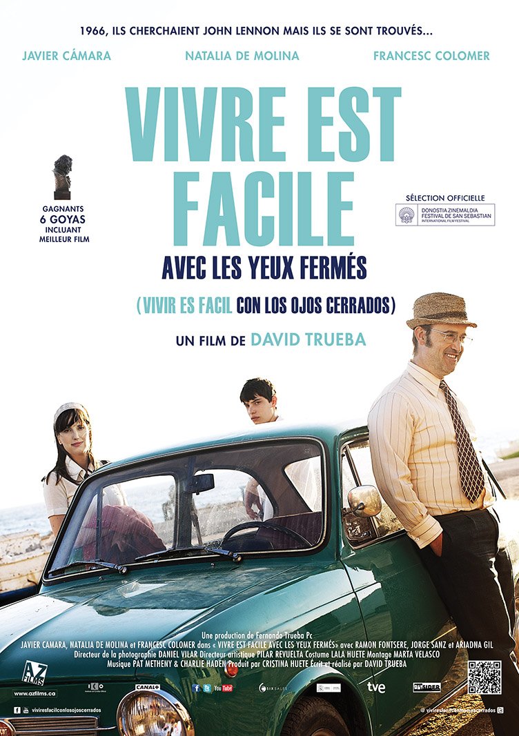 L'affiche du film Living Is Easy with Eyes Closed