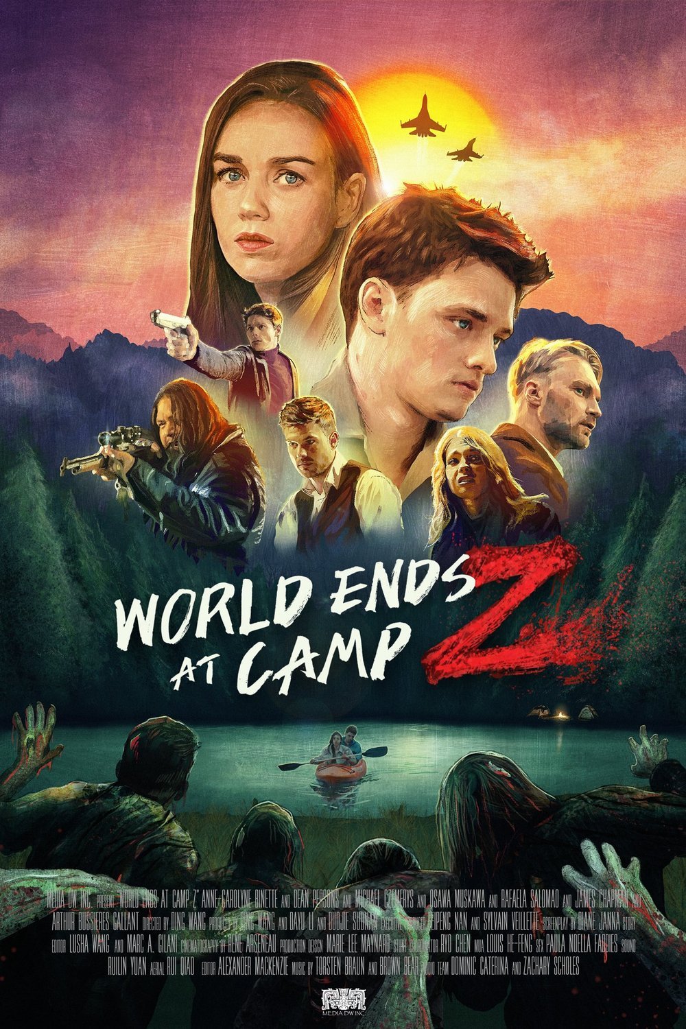 L'affiche du film World Ends at Camp Z [2021]