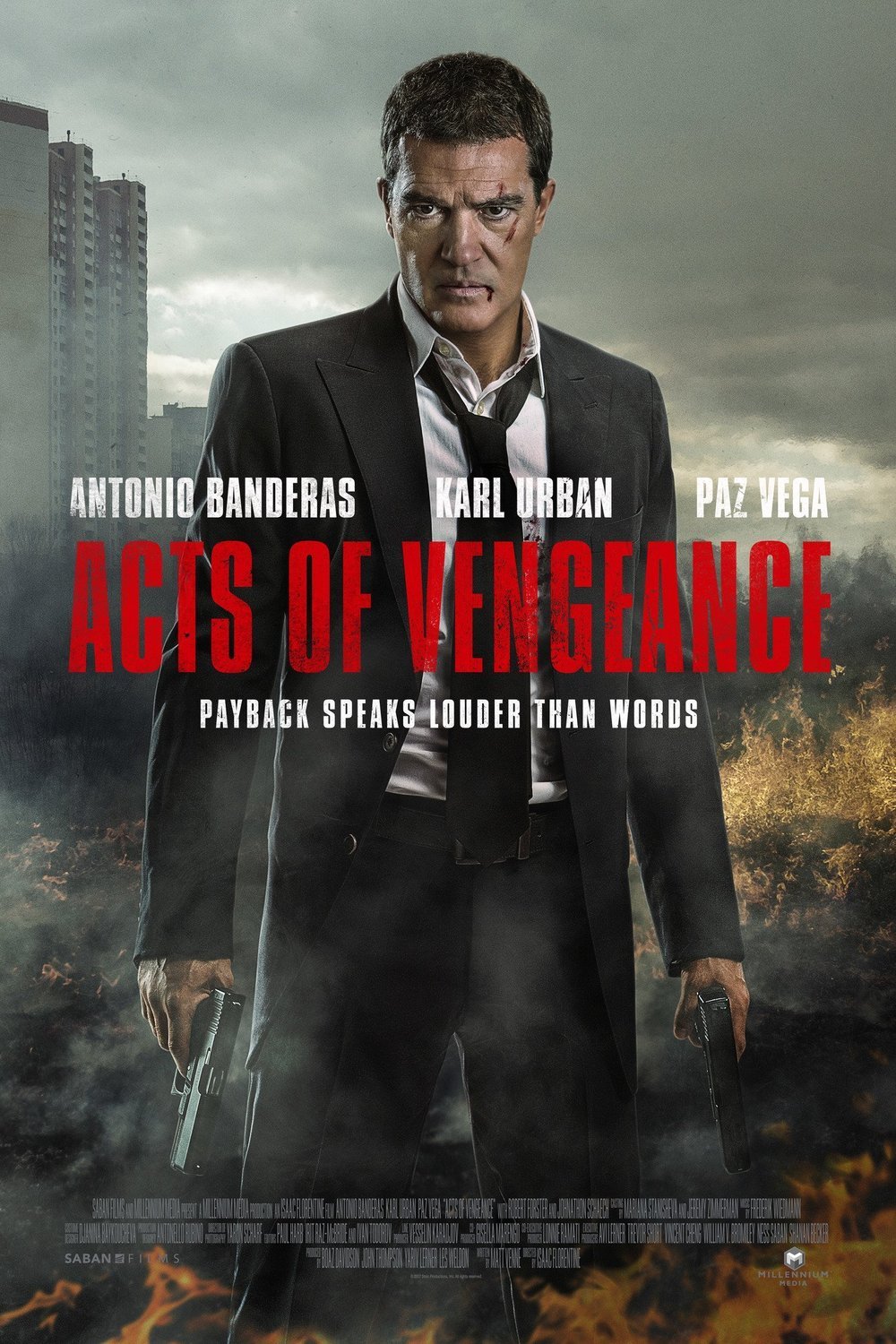 L'affiche du film Acts of Vengeance