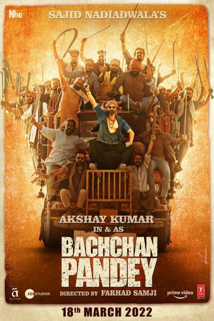L'affiche originale du film Bachchan Pandey en Hindi