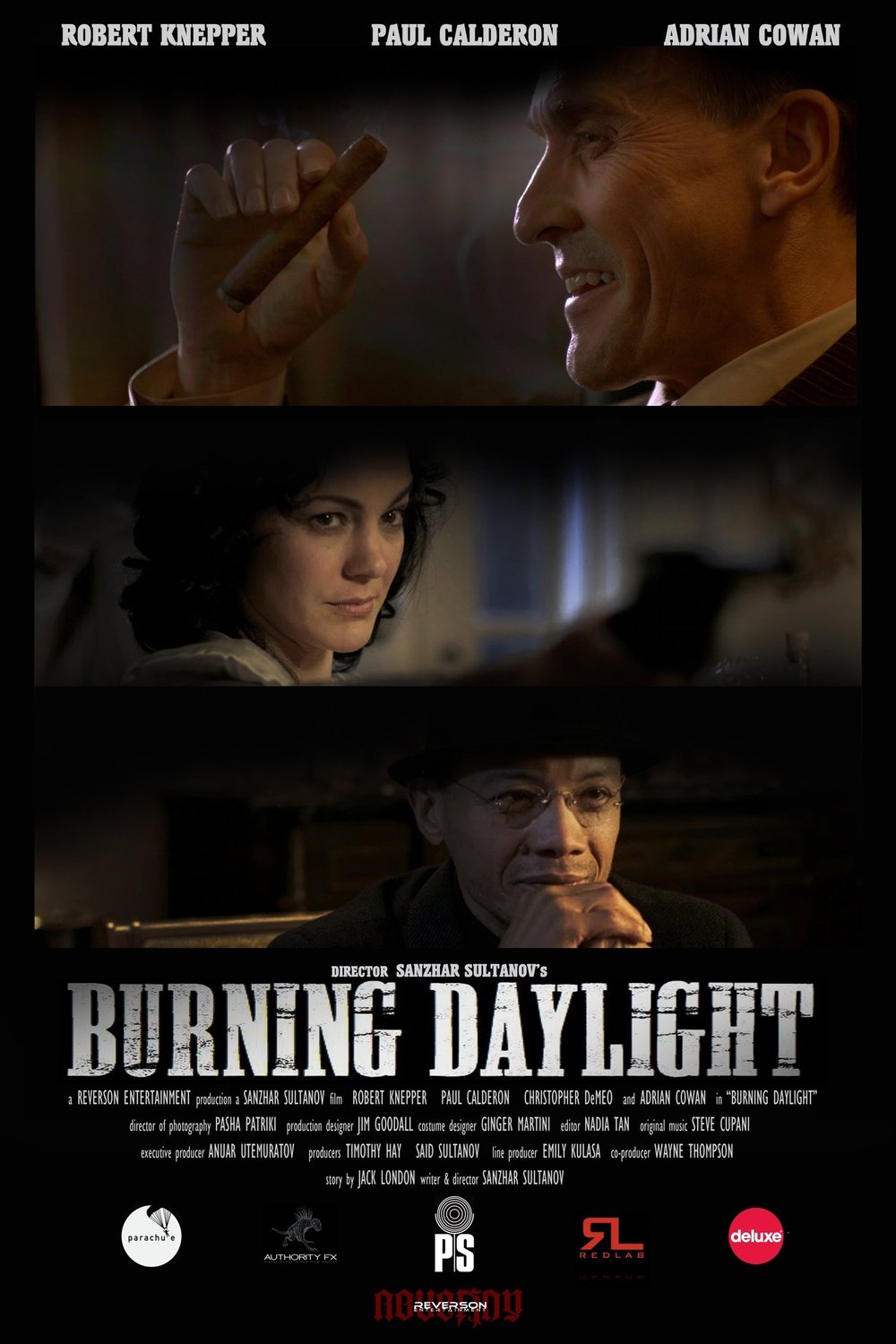 L'affiche du film Burning Daylight