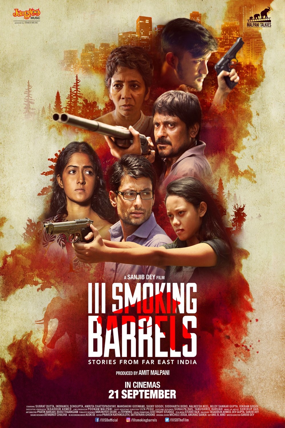 L'affiche du film III Smoking Barrels