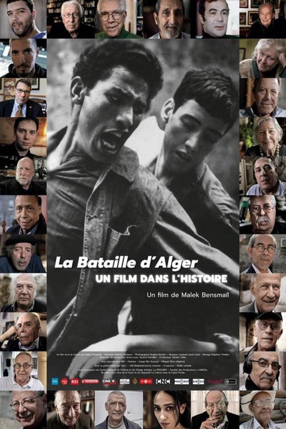L'affiche du film La Bataille d'Alger, un film dans l'histoire