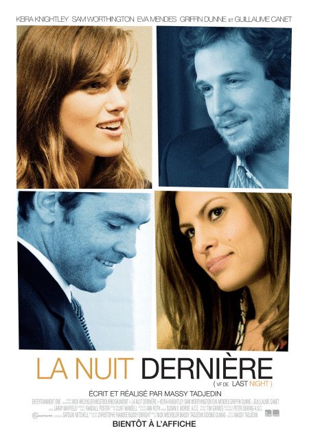 L'affiche du film La Nuit dernière
