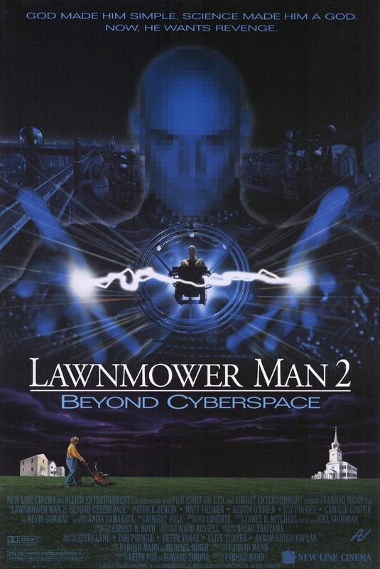 L'affiche du film Lawnmower Man 2: Beyond Cyberspace
