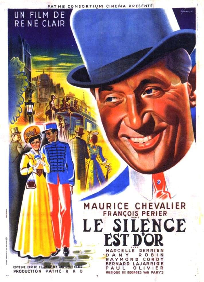 L'affiche du film Le silence est d'or