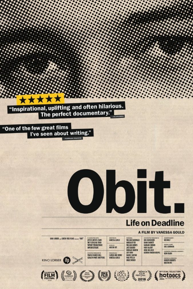 L'affiche du film Obit