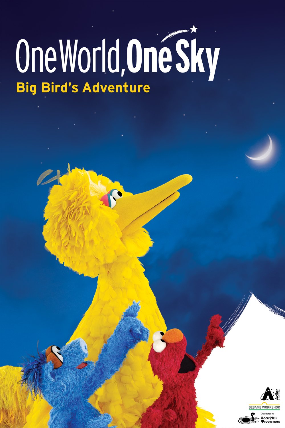 L'affiche du film One World, One Sky: Big Bird's Adventure