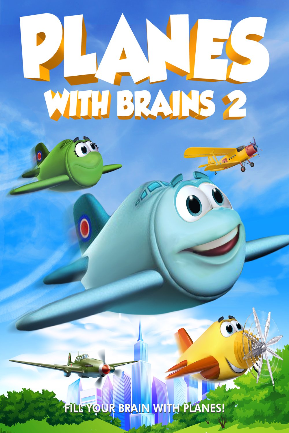 L'affiche du film Planes with Brains 2