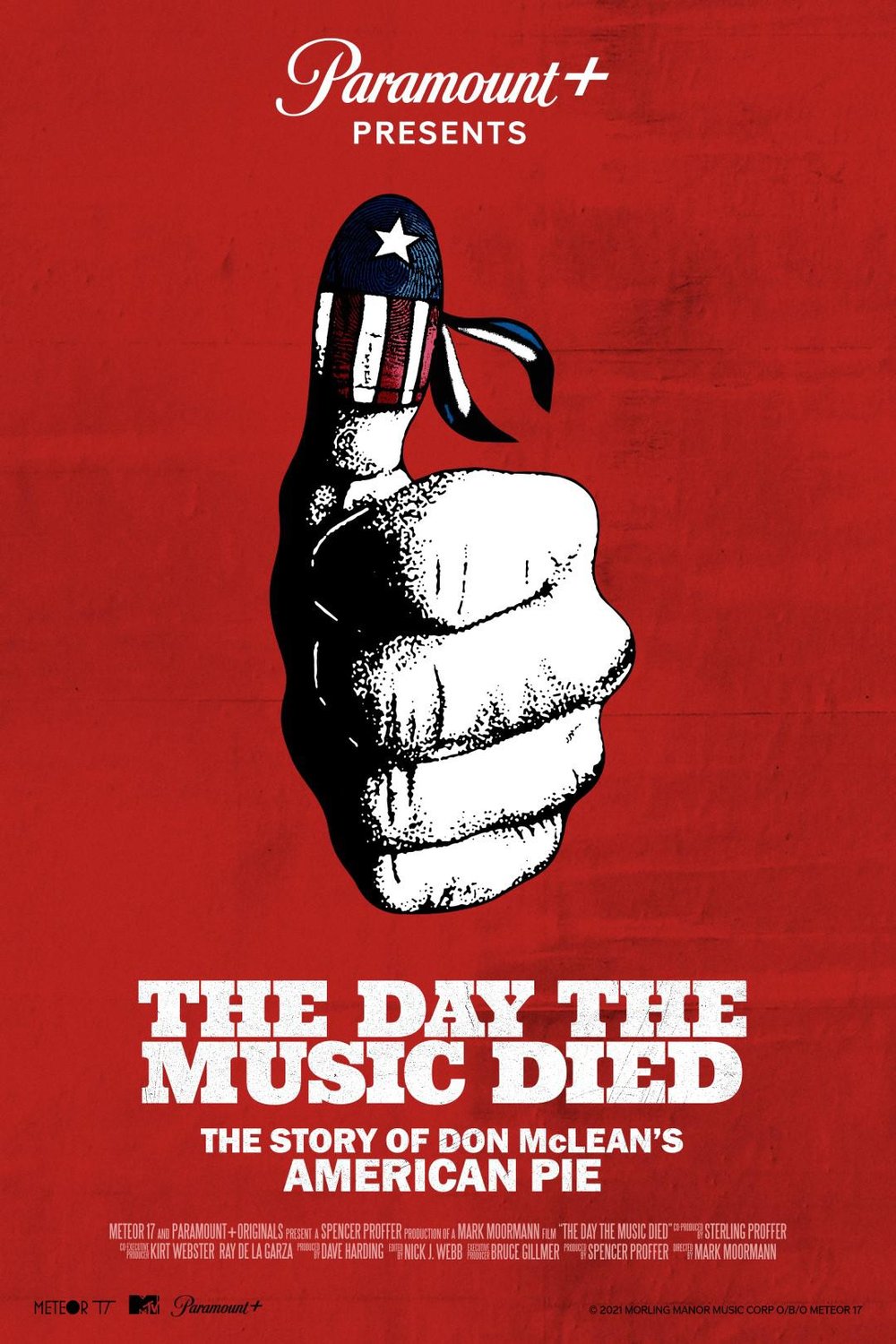 L'affiche du film The Day the Music Died/American Pie [2022]