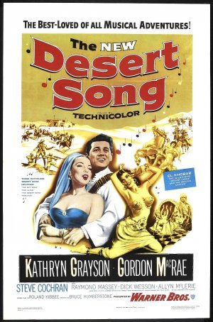 L'affiche du film The Desert Song