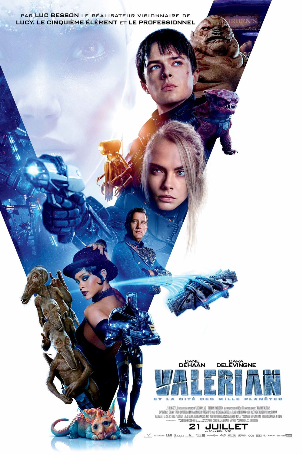Poster of the movie Valérian et la Cité des Mille Planètes