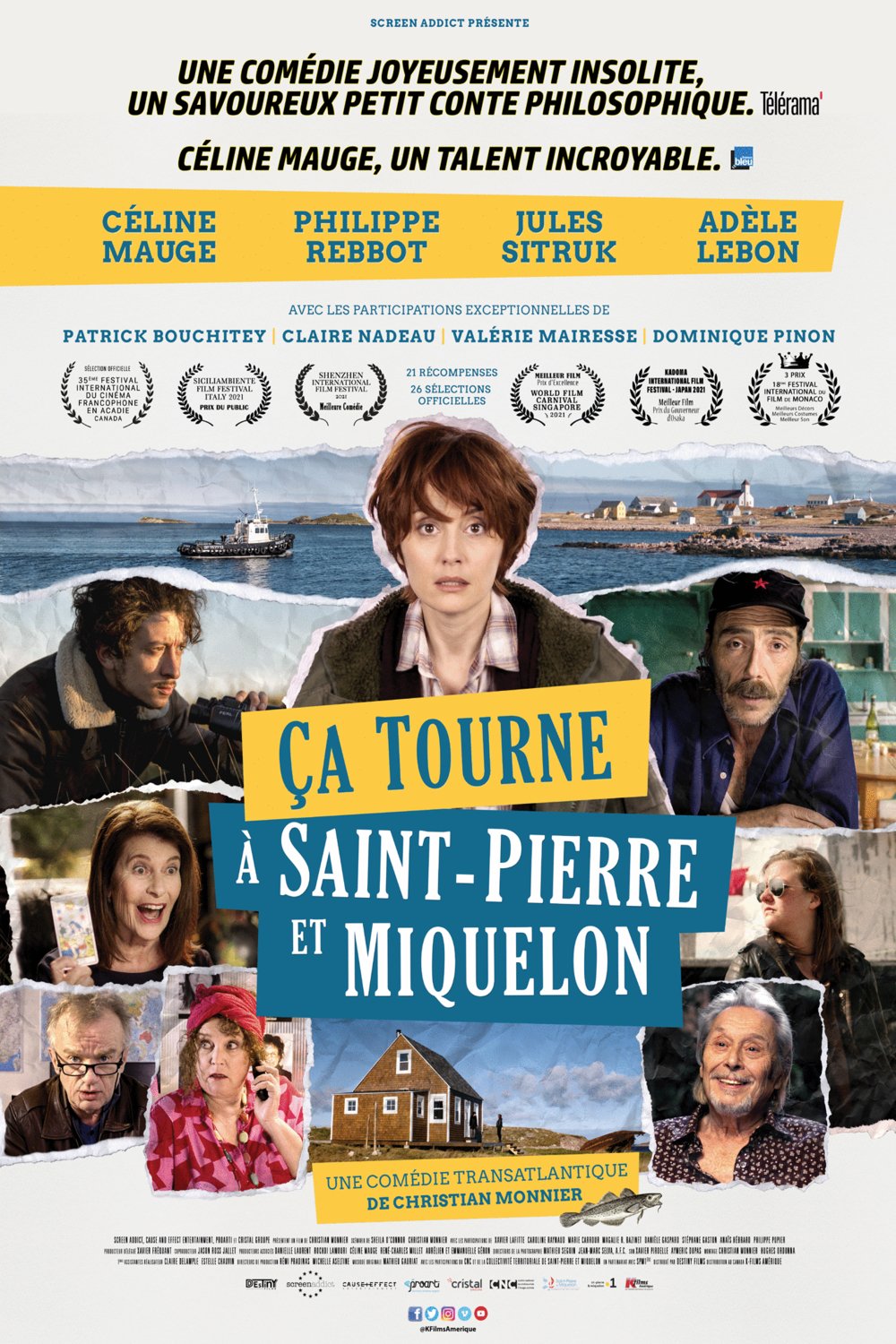 L'affiche du film Ça tourne à Saint-Pierre et Miquelon