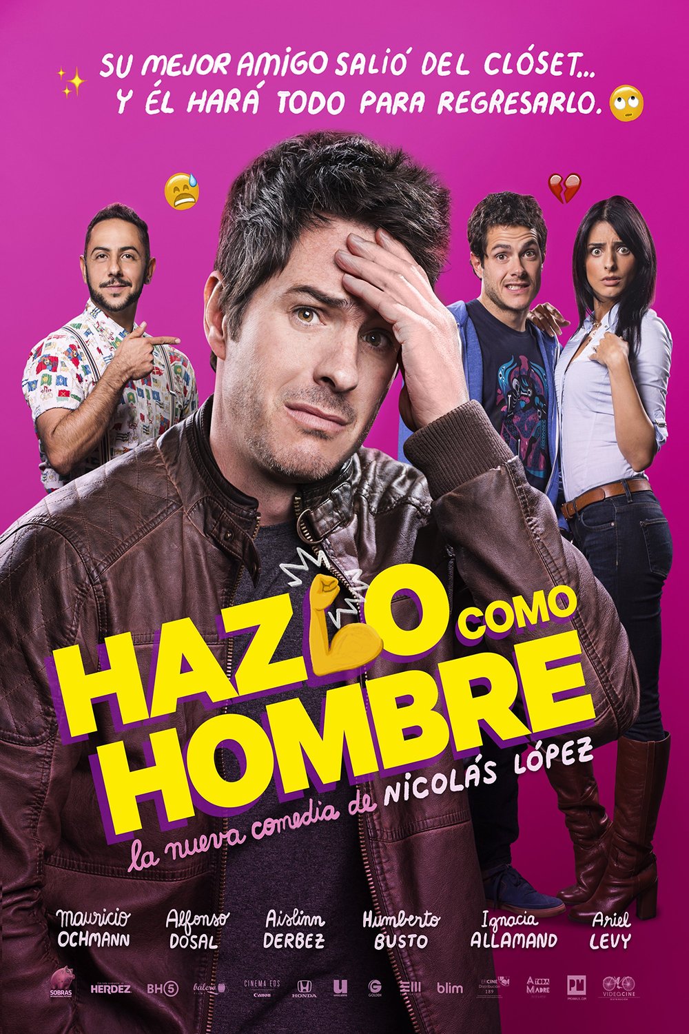 Spanish poster of the movie Hazlo Como Hombre