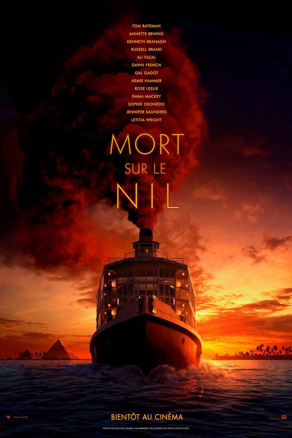 L'affiche du film Mort sur le Nil