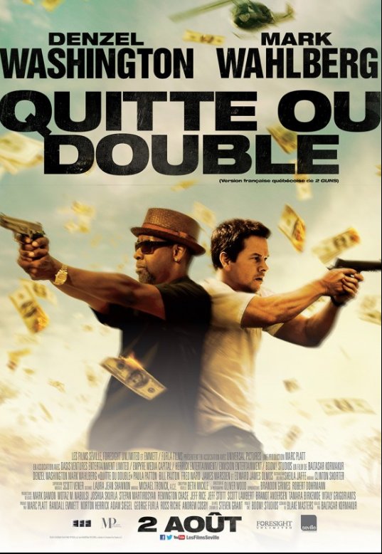 Poster of the movie Quitte ou double