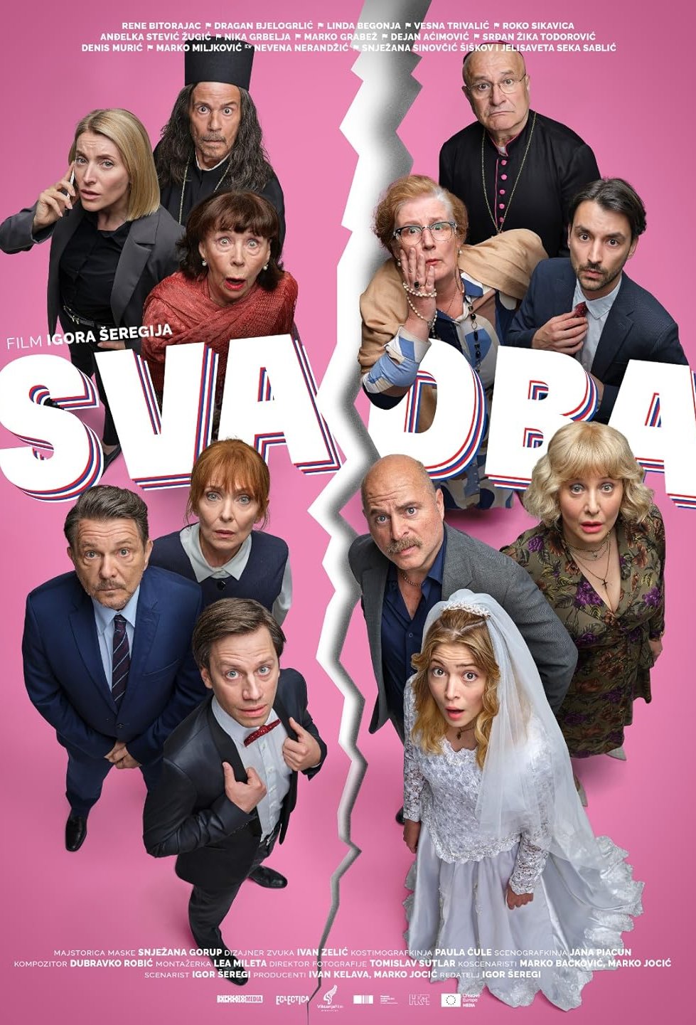 L'affiche du film Svadba