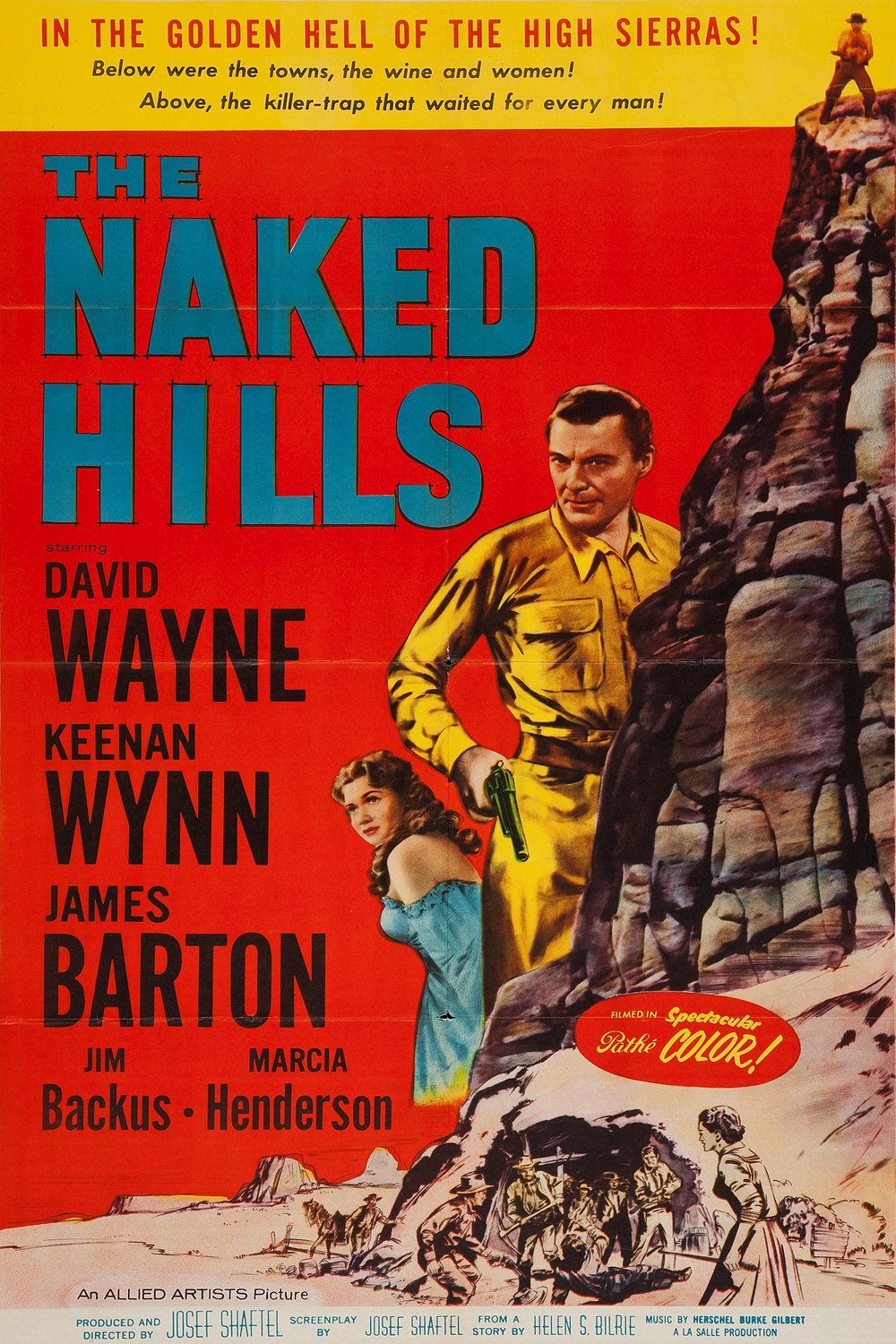 Poster of the movie The Naked Hills