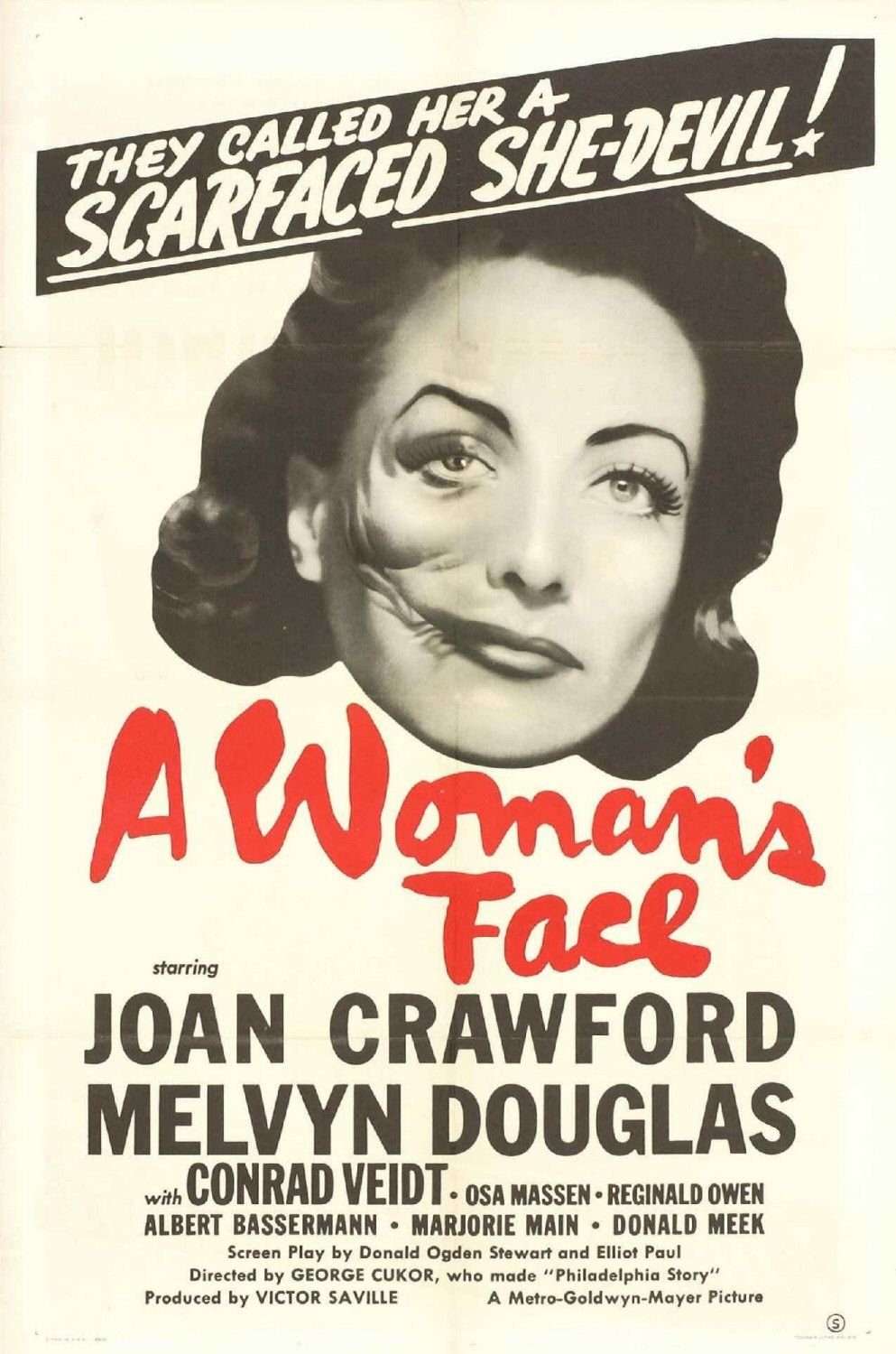 L'affiche du film A Woman's Face