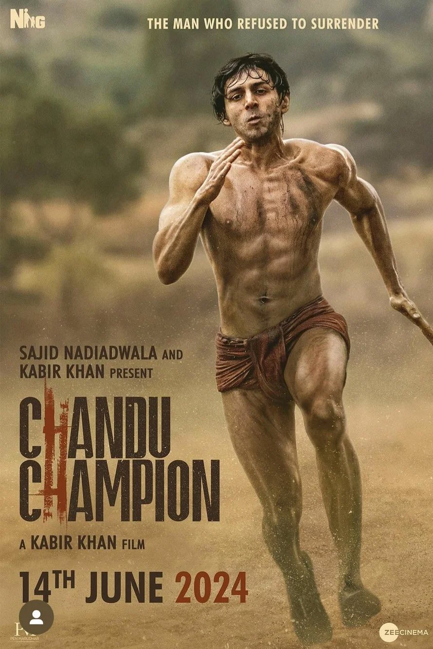 L'affiche du film Chandu Champion [2024]