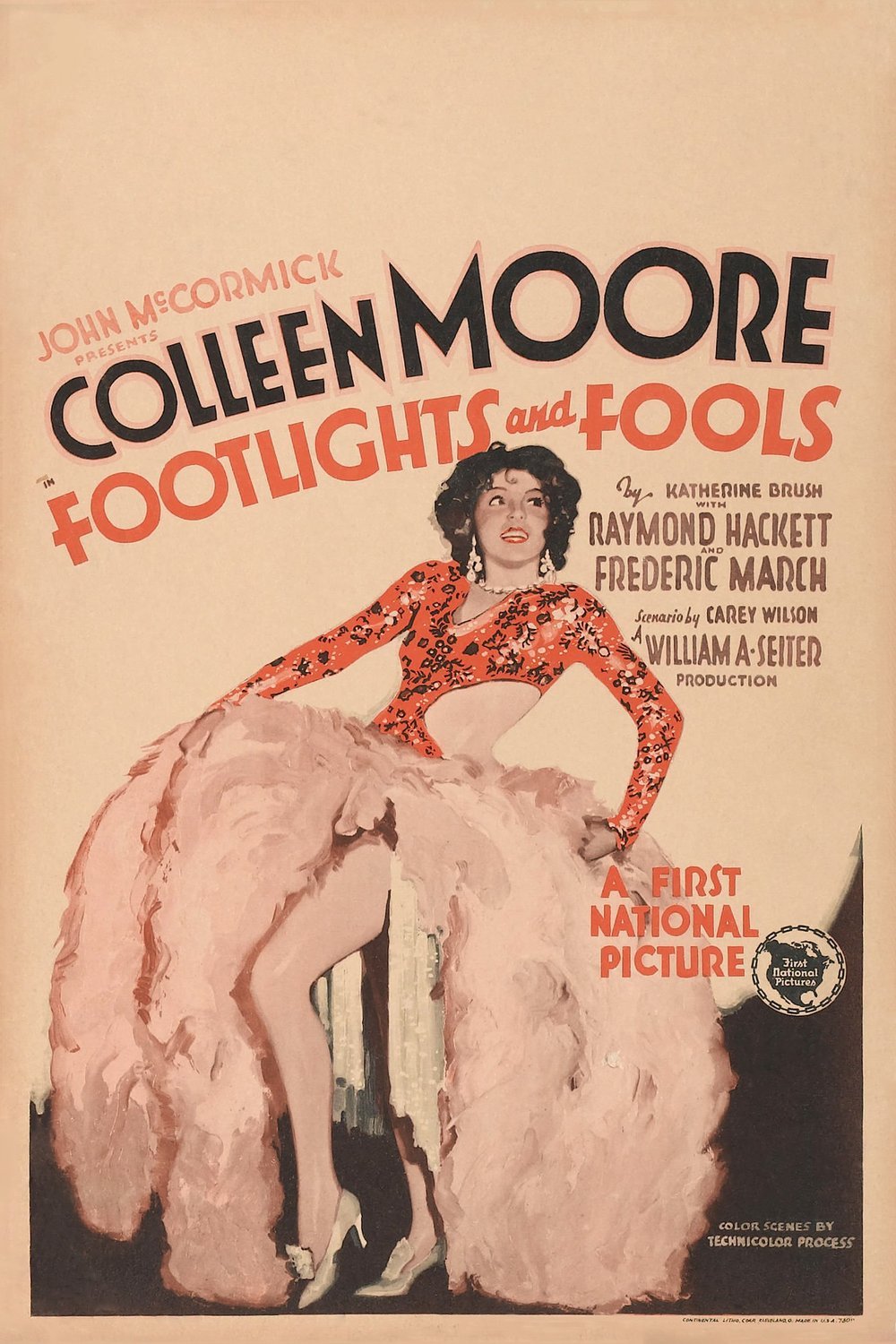 L'affiche du film Footlights and Fools