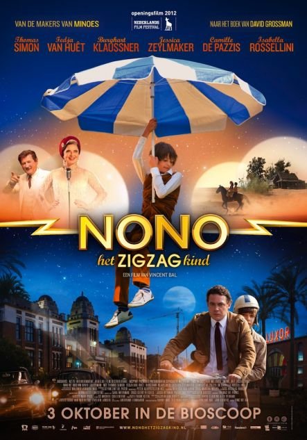 Dutch poster of the movie Nono, the Zigzag Kid