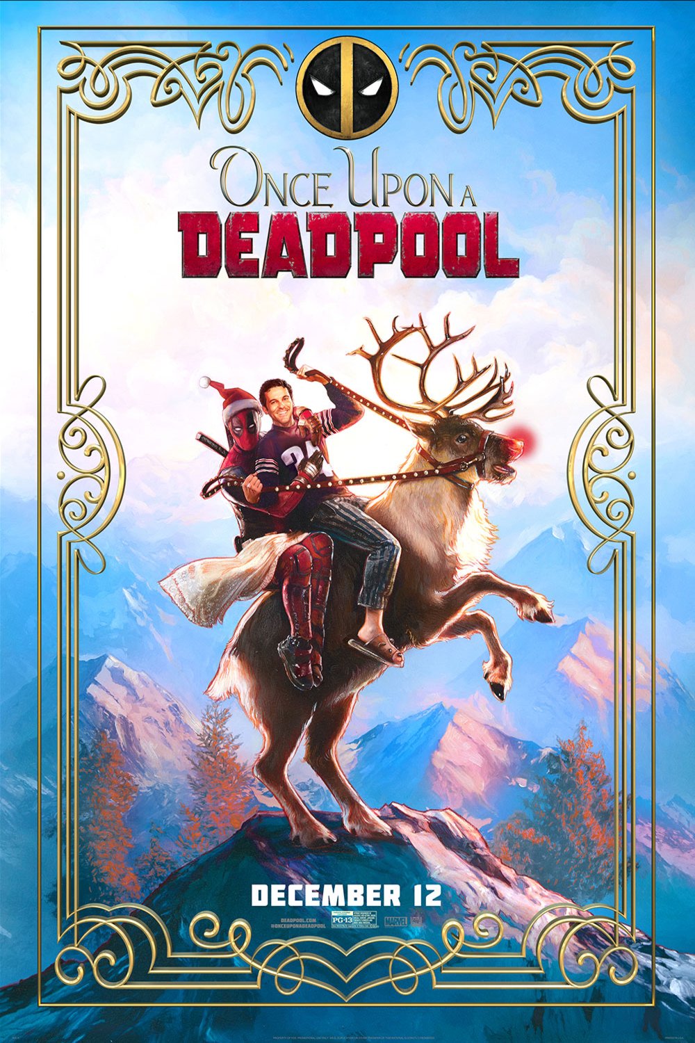 L'affiche du film Once Upon a Deadpool
