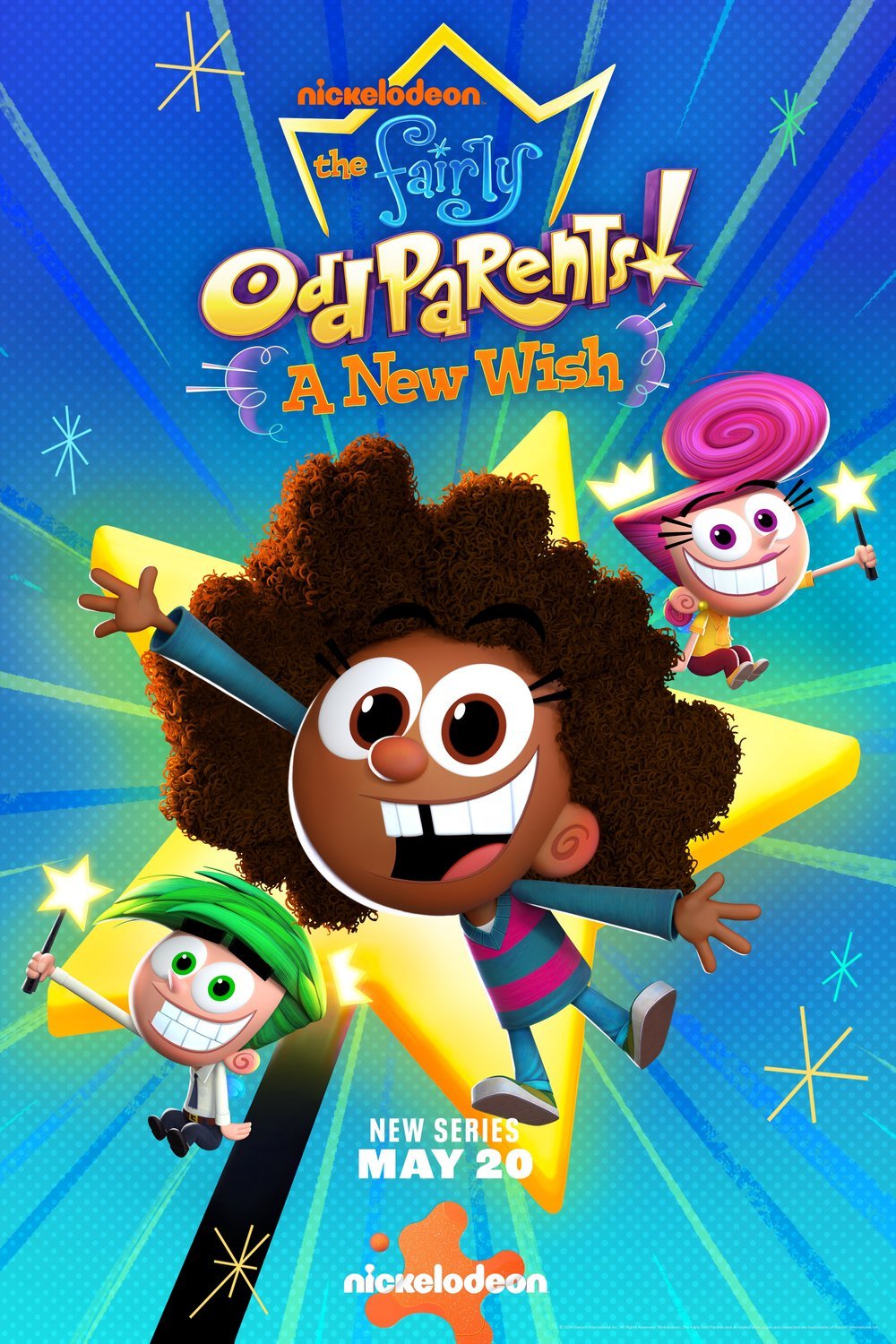 L'affiche du film The Fairly OddParents: A New Wish [2024]