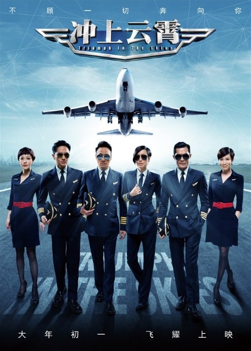 Cantonese poster of the movie Triumph in the Skies
