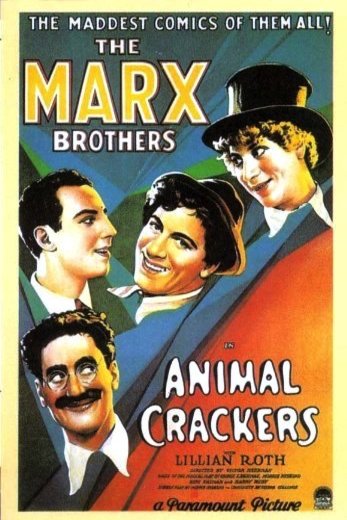 L'affiche du film Animal Crackers