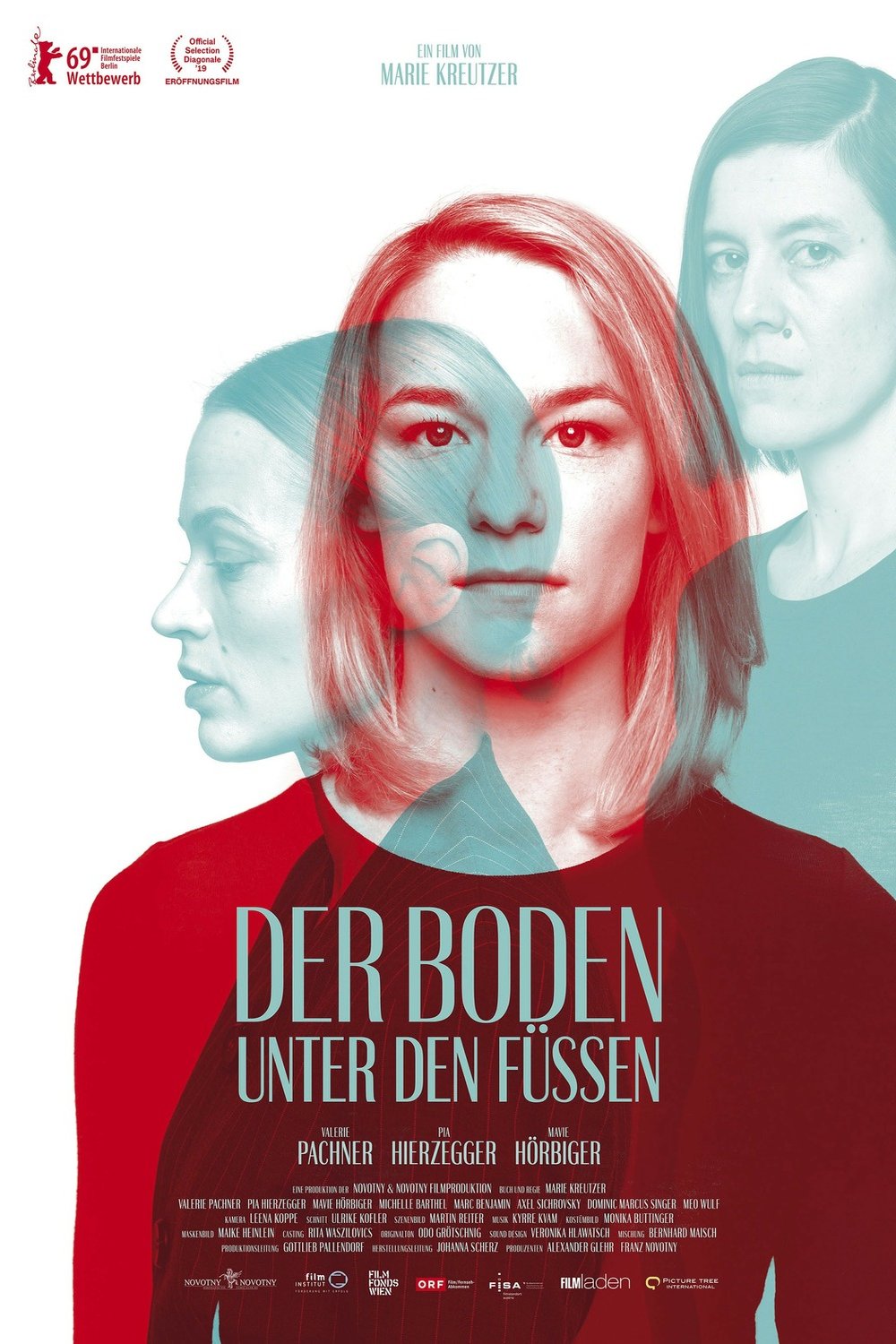 L'affiche originale du film Der Boden unter den Füßen en allemand