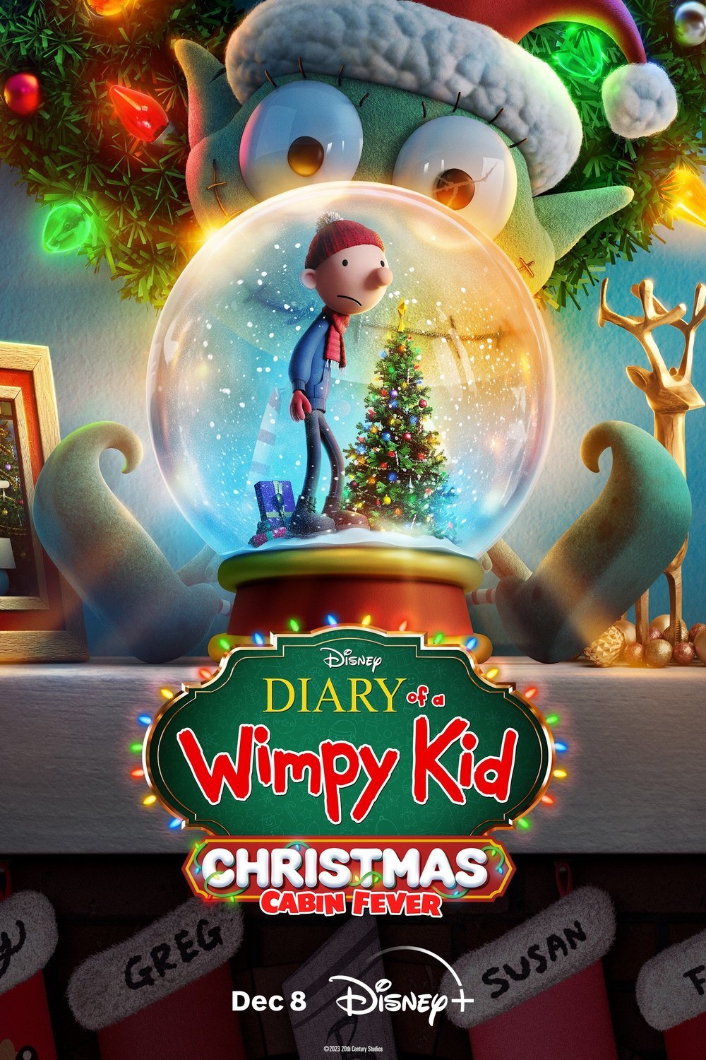 L'affiche du film Diary of a Wimpy Kid Christmas: Cabin Fever