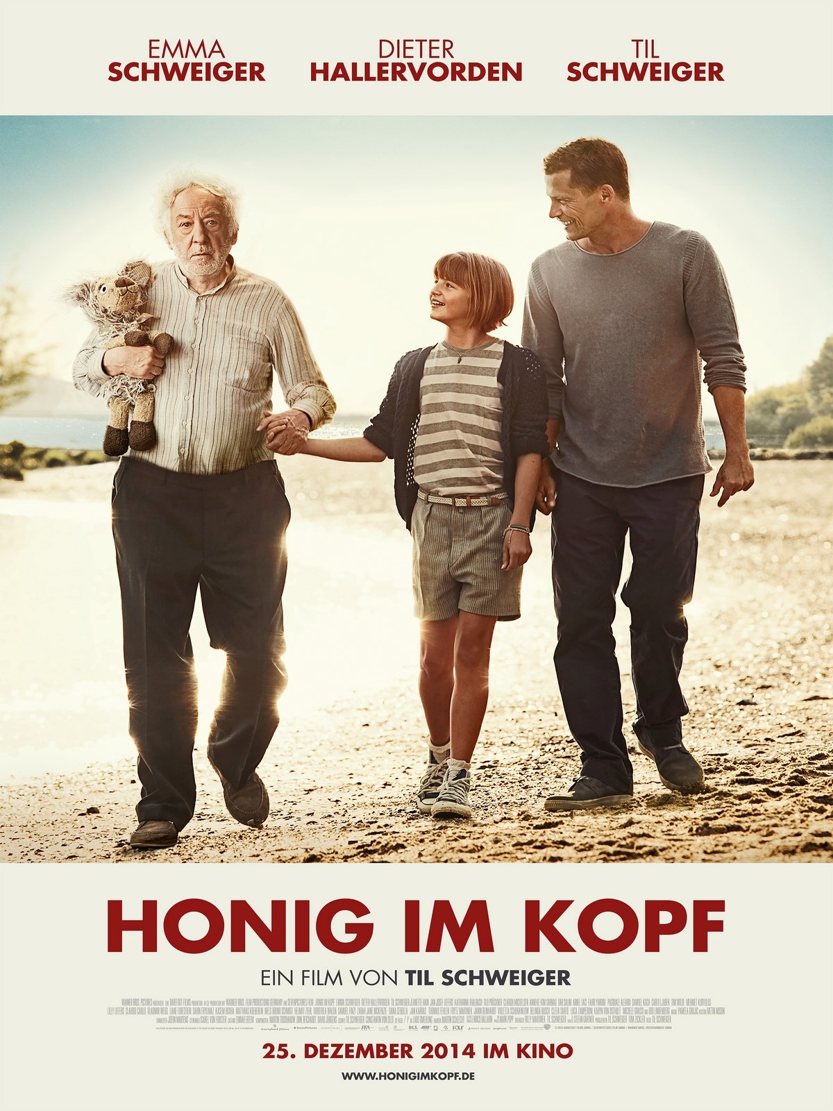 German poster of the movie Honig im Kopf