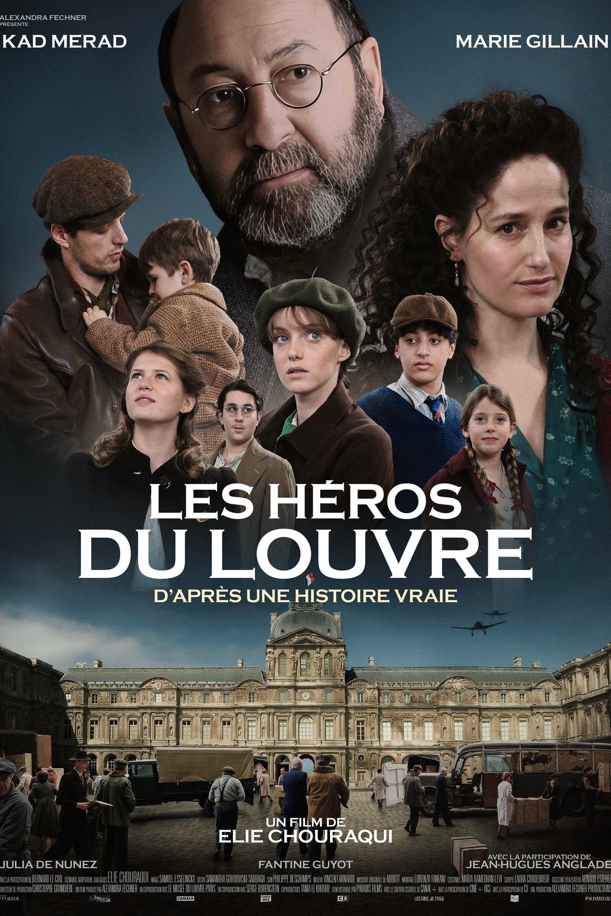 L'affiche du film Les héros du Louvre [2026]