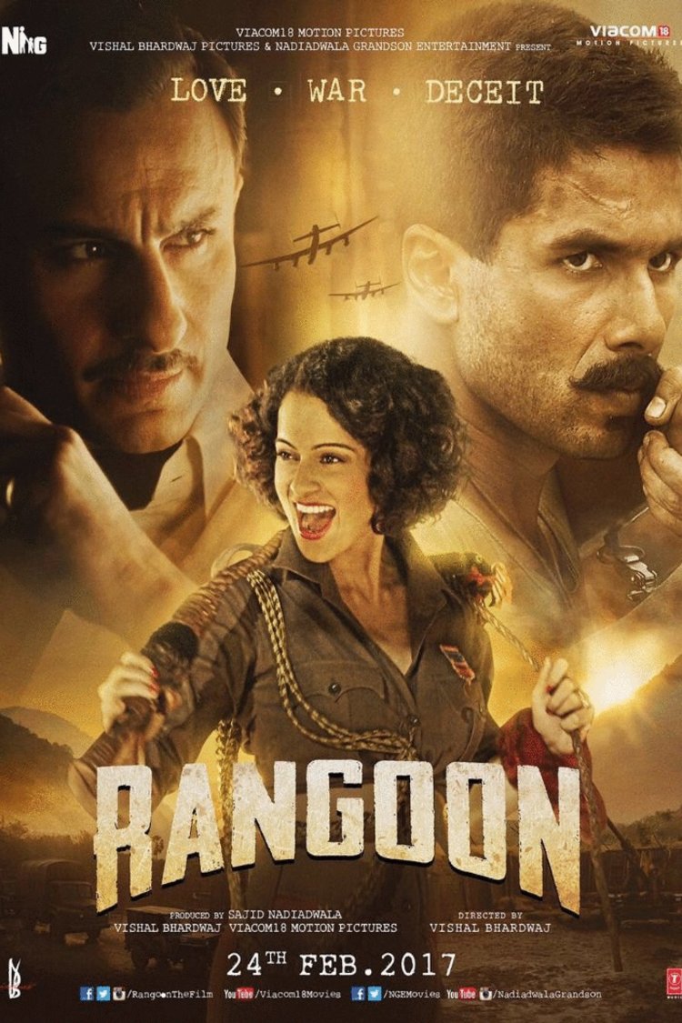 L'affiche du film Rangoon
