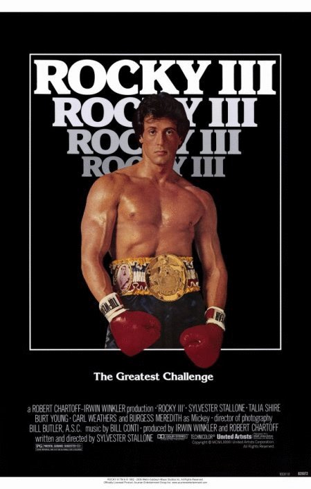 L'affiche du film Rocky III