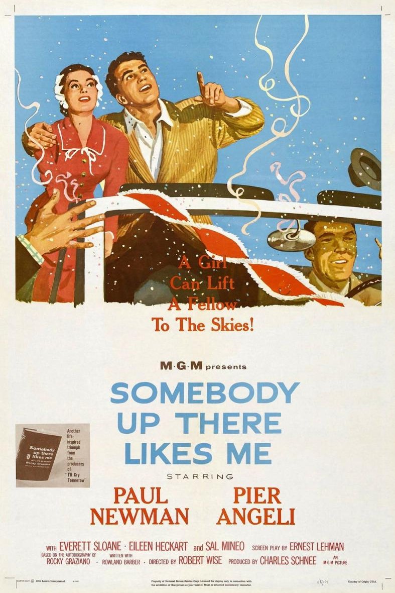 L'affiche du film Somebody Up There Likes Me