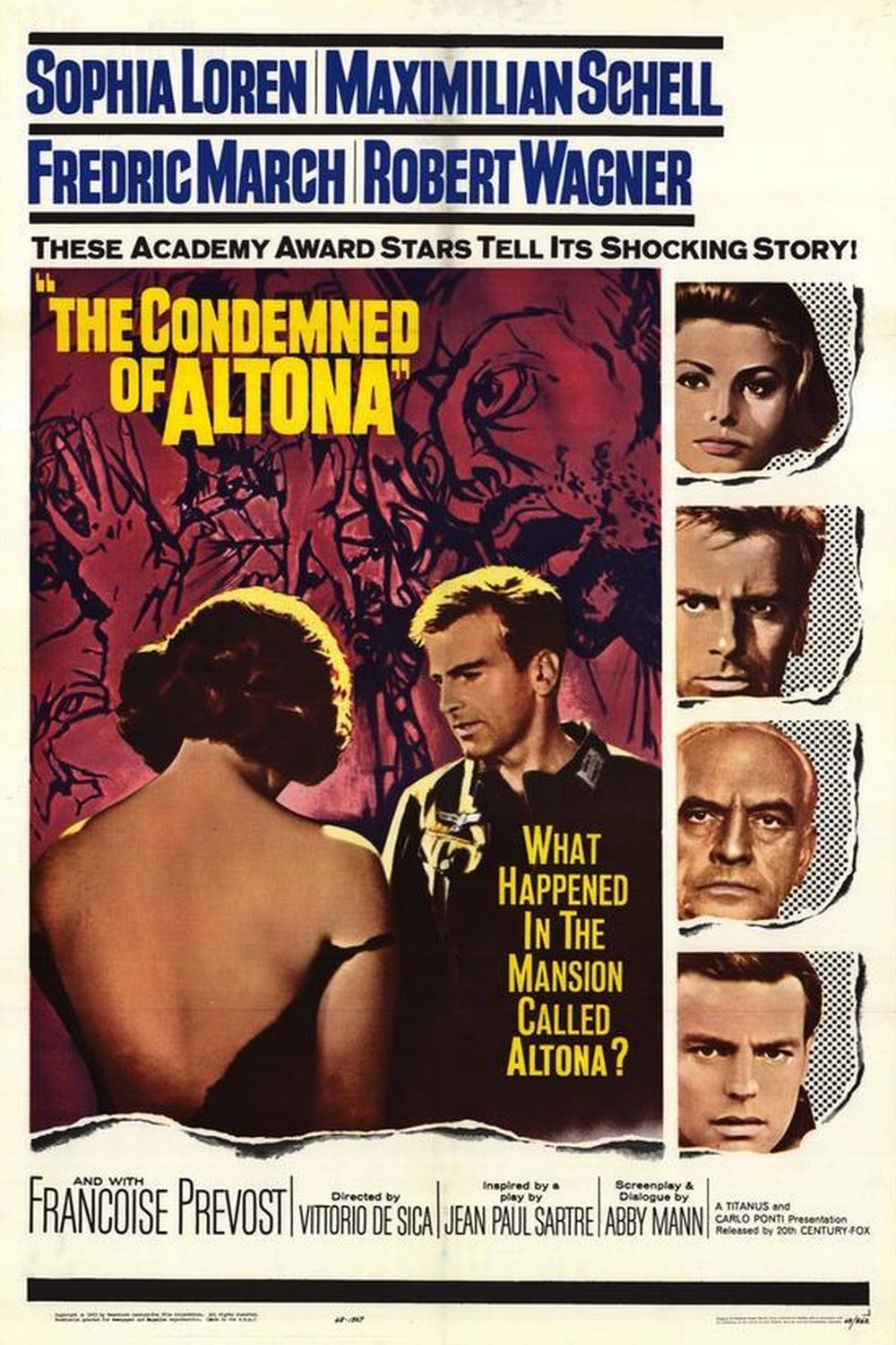 L'affiche du film The Condemned of Altona