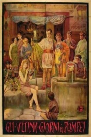 Italian poster of the movie The Last Days of Pompeii