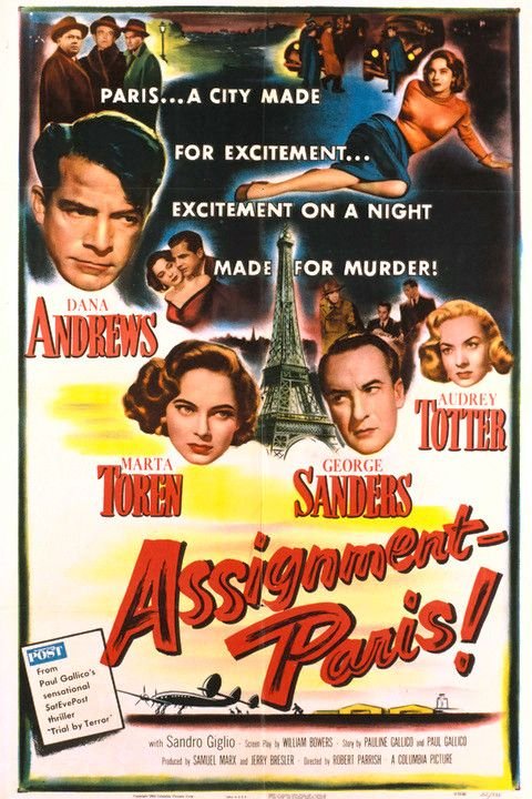 L'affiche du film Assignment: Paris