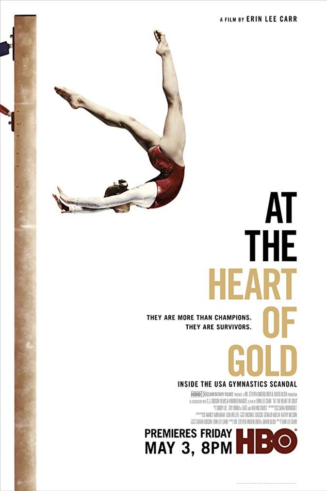 L'affiche du film At the Heart of Gold: Inside the USA Gymnastics Scandal