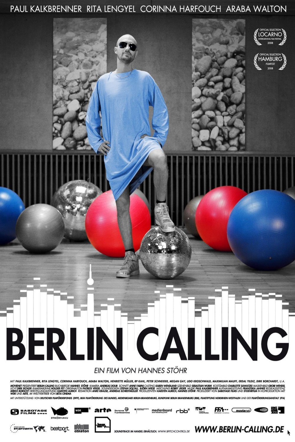 L'affiche originale du film Berlin Calling en allemand