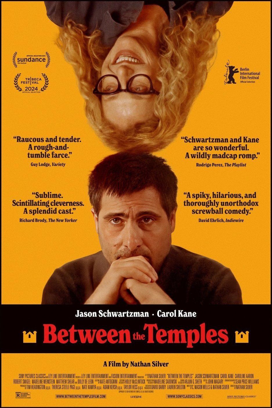 L'affiche du film Between the Temples